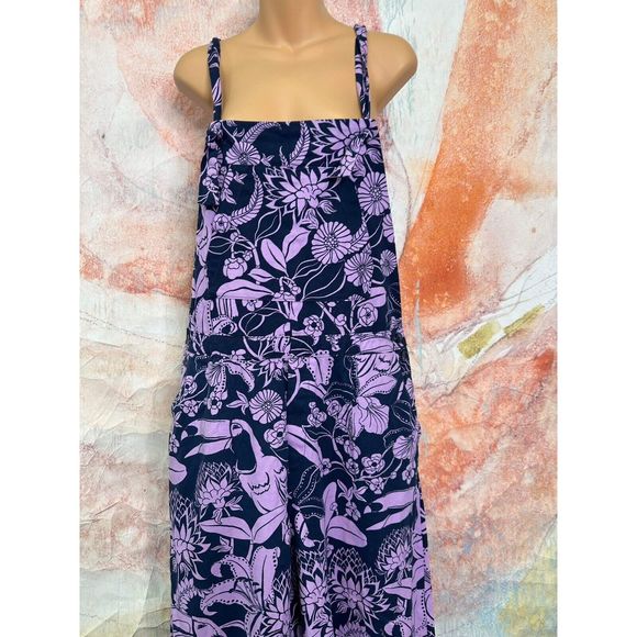 Anthropologie x Farm Rio Deep V-Neck Wide-Leg Jumpsuit - Picture 6 of 8